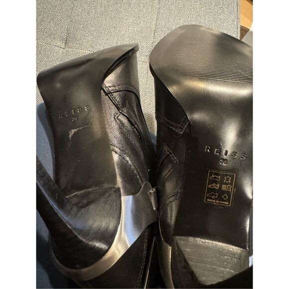 Reiss Hayworth Stiletto High bootie black size 38/ 7.5 new with box - Picture 10 of 14